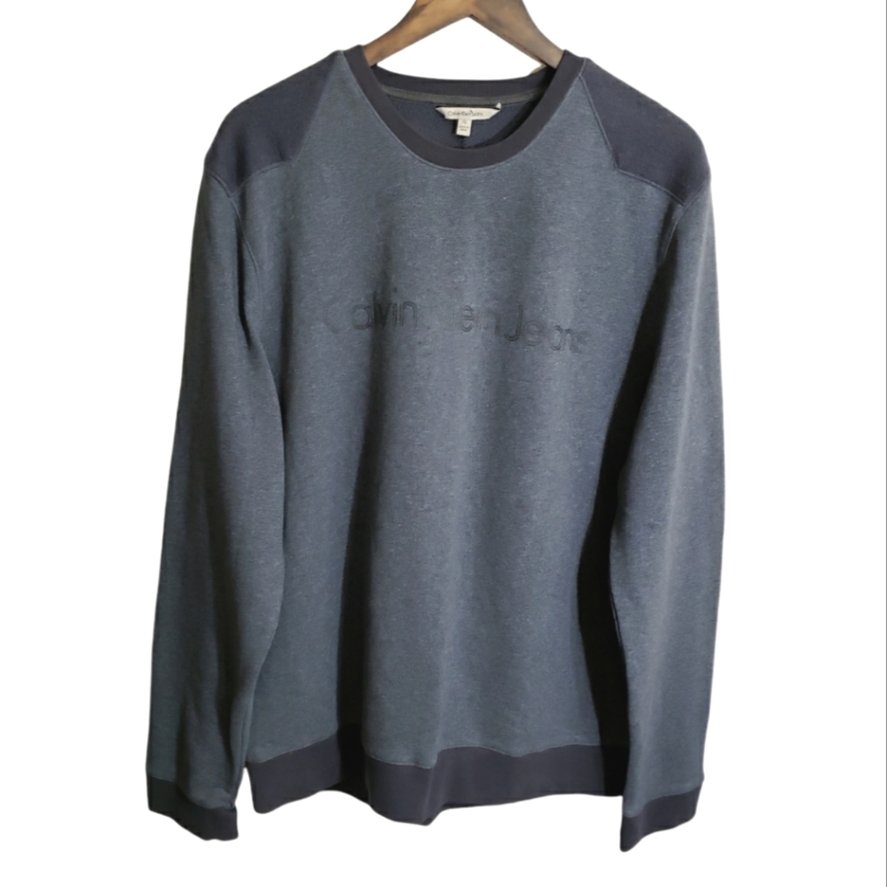 Calvin Klein Jeans Blue Sweatshirt Men's Size XL